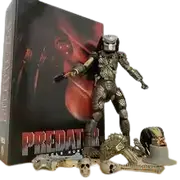 NECA-Jungle Hunter Predator Action Figure for Kids, Alien Collectible Model Toys, Joint Movable Doll, New Year Gift