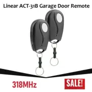 1/2 For Linear Garage Door Remote Part No. ACP00879 Remote Transmitter Key Fob