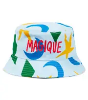 [Jellymallow] Jellymallow Printed bucket hat One Size blue
