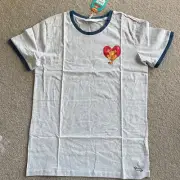 New Peter Alexander Men's Short Sleeve Pyjama Shirt Tee Top T-Shirt Carfield M