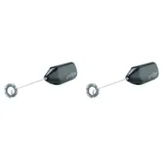 2x Aerolatte "To Go" Milk Frother w/Case Handheld Instrument Carded Black