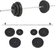 Barbell Set 30 kg Weightlifting Home Gym Equipment Fitness Training