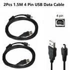 2pcs USB Data Cable Cord For Kodak EasyShare DX6340 DX6440 DX6490 DX7440 DX7590