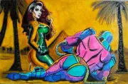 APOCALYPSE ROGUE X-Men 97 Animated Series Original Marvel Comic Comedy Art COLOR
