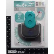 WeR Memory Keepers JUMBO MINI 88 CRAFT PUNCH AQUA HANDLE SNOWFLAKE #BIN-R