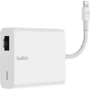 Belkin Ethernet + Power Adapter with Lightning connector - White (B2B165bt)