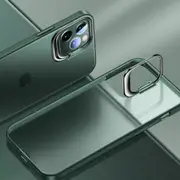 iPhone 12 Mini Compatible Case Cover With Invisible Bracket Protection-Green