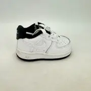Nike Air Force 1 ESS (TD) Size 3c Sneaker Toddler Shoe White Black DV1342-100