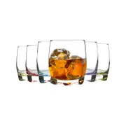 Adora Whiskey Glasses Set - 290ml - Multi - Pack Of 12