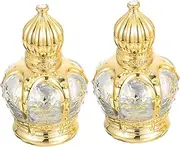 PartyKindom 2pcs Essential Oil Bottles Portable Refillable Perfume Applicators with Ball for Easy Application of Water Essential Oils and Fragrances