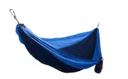 Grand Trunk Double Hammock w/ Strap - Navy/Light Blue
