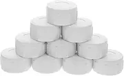 Abaodam 10pcs White PVC Pipe Fitting Female Thread Cap Plug Adapter Durable End Seal for Gardening Irrigation and Plumbing Applications Easy Installation with Tape