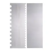 Cake Scraper 22cm Jagged Spatulas Irregular Tool for Cake Cream Decorating