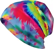 [JBYJBX] Tropical Flamingos and Pineapples Print Casual Slouchy Beanie Hip-Hop Soft Lightweight Running Beanie Adult Hats