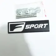 1x Matte Black F-SPORT Metal Front Grille Emblem Badge FSPORT Edition Turbo Twin (for: Fiat)