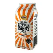 Great Western 1/2 Gallon Carton Orange Cotton Candy Floss Sugar