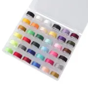 DGTANGYIN 36Pcs Bobbins and Sewing Threads with Bobbin Case, Sa156 Bobbins Pl...