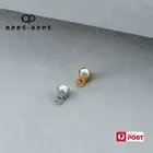 Implant diamond dermal anchor surgical steel