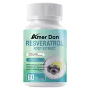 Resveratrol 99.8% - 60 Capsules - NMN NMD Booster | Trans Resveratrol Phytosome