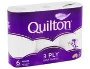 2 x 6pk Quilton 3 Ply Toilet Paper Rolls Free Shipping