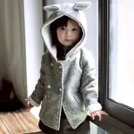 萌兔子耳朵毛尼大衣外套 橘魔法 MAGIC BABY 現貨在台灣 外套 兒童 童裝 女童