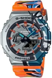 G-Shock Street Spirit GM-2100SS-1AJR Men's Multi-Color Resin Watch, Shockproof