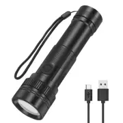 BORUIT ST12 3500 Lumen Rechargeable EDC Flashlight Tactical Compact LED Torch