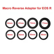Metal Macro Lens Reverse Adapter Ring for EOS R RP 49/52/55/58/62/67/72/77mm