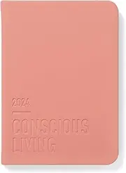 Letts of London Conscious A6 Day to A Page with Appointments 2024 Diary, Clay