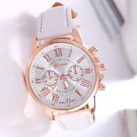在飛比找蝦皮購物優惠-Reloj Hombre 時尚女士運動手錶奢侈品牌皮革錶帶石