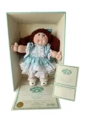 Cabbage Patch Kids Vintage Porcelain Head and Arms Doll Limited Ed CoA 1985 16in
