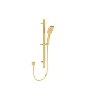 Eden Bushed Gold Square Sliding Shower Set