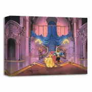 Tale as Old as Time 12x16 Rodel Gonzalez Disney Beauty Beast Treasures on Canvas