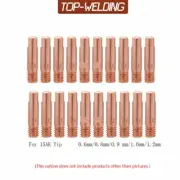 20/100pcs 15AK MB15 MAG MIG Torch Contact Tip M6x25mm For Binzel