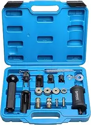DPTOOL 18 Piece FSI Injector Puller Set Injector Service Tool Kit for Audi Vw Engines Diesel