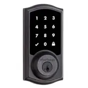 Kwikset SmartCode 916 Traditional Deadbolt Front Door Lock Venetian Bronze