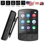 MP3 Player Support 128GB Lossless Music Bluetooth Clip Voice Recorder FM Radio