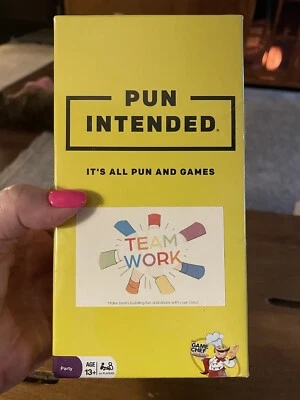 New in Box Board Game PUN INTENDED Ages 13+, Four or More Players, by Fun Chef