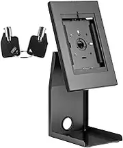 Maclean POS Stand for 9.7 inch - 11 inch Tablet and Fiscal Printer, Maximum Load: 1 kg, Anti-Theft Lock with Key, tilt Adjustment, Rotation Adjustment, MC-336