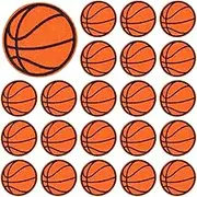 AUGSUN 30pcs Basketball Iron On Patches Embroidered Sew On Applique Repair Patch DIY Crafts for Clothing Jacket Jeans Pants Dress Backpack Hat