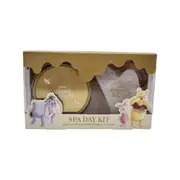 Disney Winnie The Pooh Spa Day Kit Gold Gel Eye Patches 30 Pairs & Gua Sha