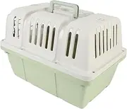 Dog Kennel, Portable Fashion Crate for Pets, Airline Approved Pet Carrier, Durable Plastic Shell, Large Space Dog Crate for Home and Travel Outdoors (Green)