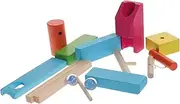 WOONEKY Wooden Domino Blocks Toys for Boys and Girls 100pcs Early Education Puzzle Set Safe Fun Learning Toy