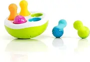 Fat Brain Toys F248 Fat Brain SpinnyPins, Kids Preschool, Spinning and Sorting Building Sets, Early Development Toy for Babies Aged 18 Months and Older, Multicoloured