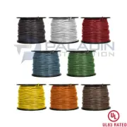 #12 AWG Gauge 600V THHN Stranded Copper Wire Multi Colors Available - UL 500FT