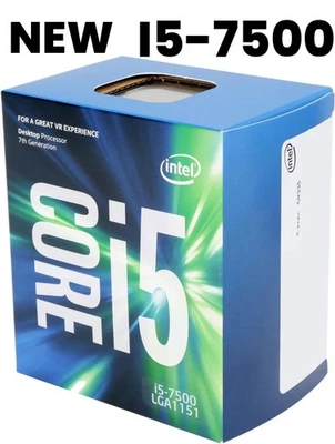 NEW Intel Core i5-7500 Quad-Core 3.4 GHz BX80677I57500 CPU Processor w/Cooler