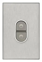 CLIPSAL SATURN 4061D32-HS - Stove Isolator Double Pole 32Amp - Horizon Silver