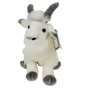 Aurora Flopsies Collection Rocky Mountain Goat White 9" Plush Animal - NWT!