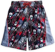 [Disney] Store Marvel Avengers Captain America Boy Swim Trunks Size 5/6
