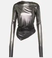[Rick Owens] Rick Owens Lilies jersey top AU 12 silver